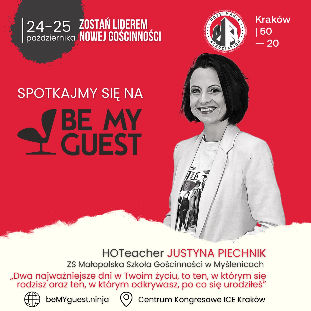 Be my Guest hoteacher Justyna Piechnik