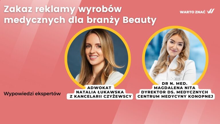 Zakaz reklamy wyrobów medycznych dla branży Beauty