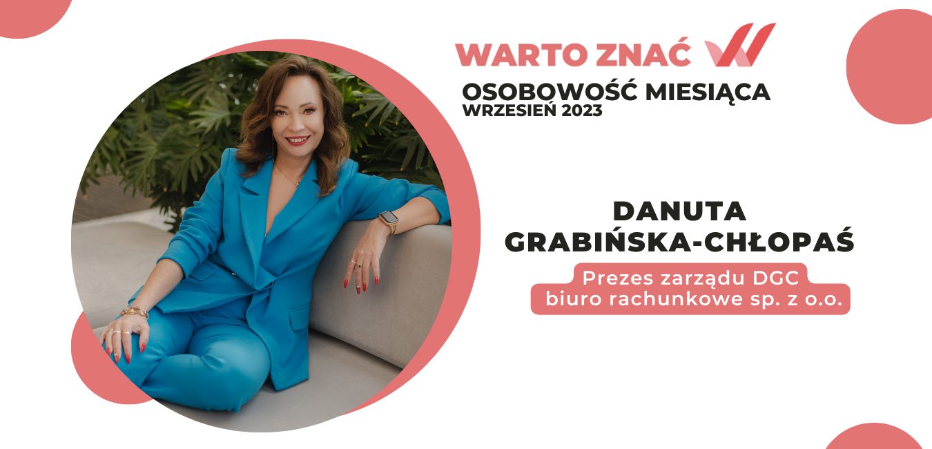 Danuta Grabińska Chłopaś prezes zarządu DGC biuro rachunkowe