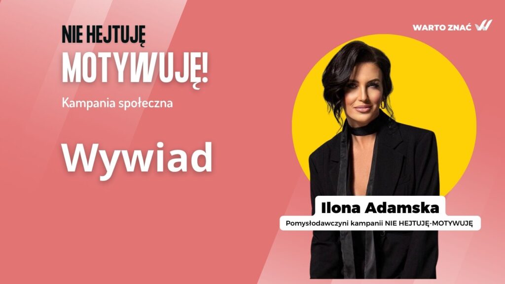 nie hejtuje ilona adamska