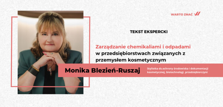 Zarządzanie chemikaliami i odpadami w przedsiębiorstwach związanych z przemysłem kosmetycznym 
